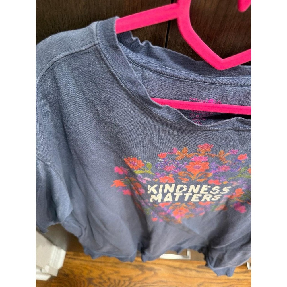 Natural Life "Kindness Matters" short sleeve sweatshirt women's XL - Picture 2 of 5